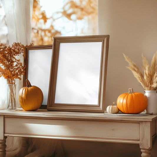 Spooky Season Design: Elevate Your Projects with Halloween Frame Mockups 🎃👻