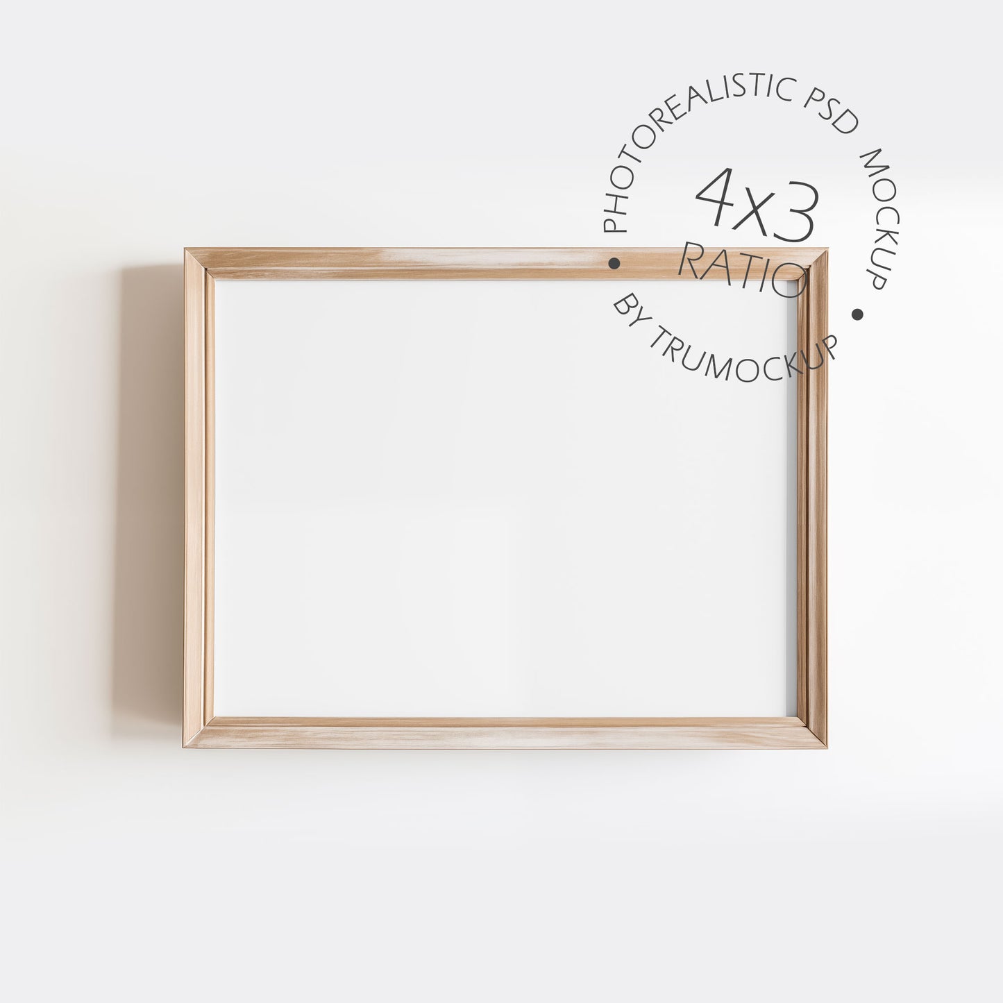 Picture Frame Mockup - 4:3 Frame Ratio