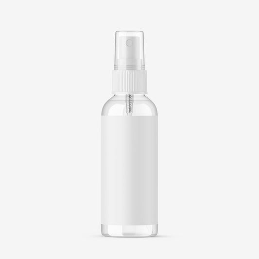 Clear Spray Bottle - Editable Lid