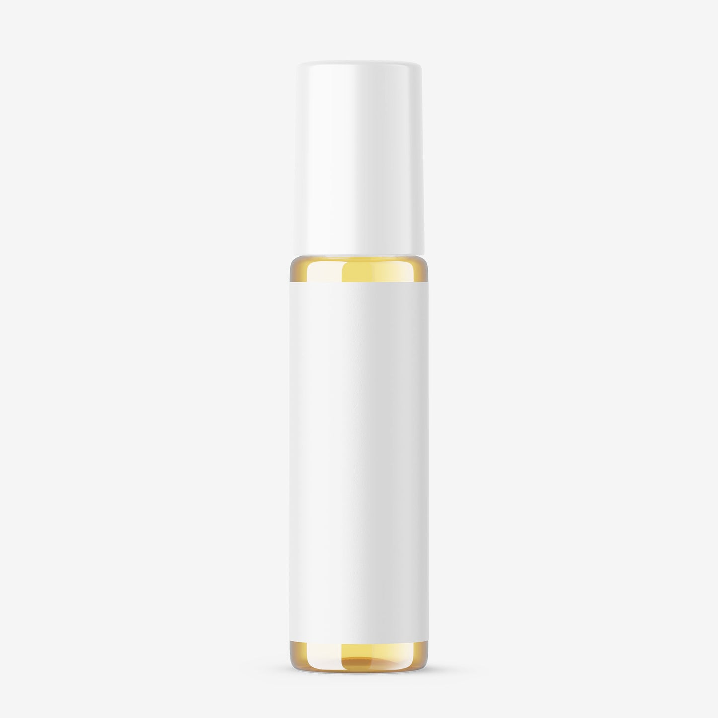 Oil In Clear Glass Roller Bottle