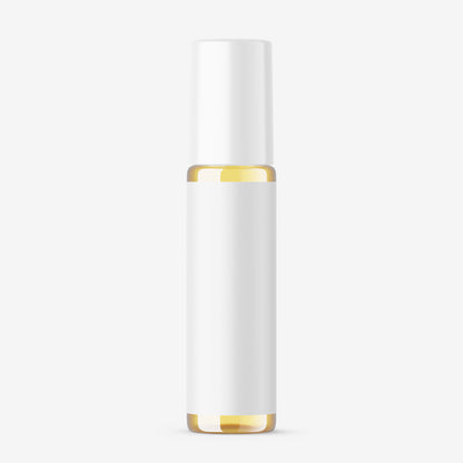 Oil In Clear Glass Roller Bottle