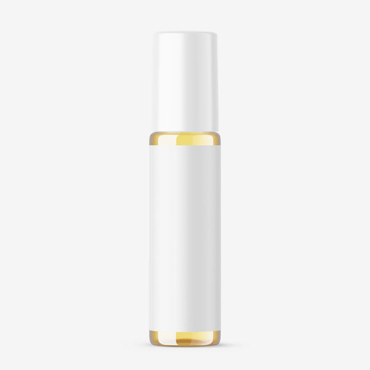 Oil In Clear Glass Roller Bottle