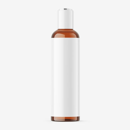 Amber Disc/Press Top Bottle - Editable Lid