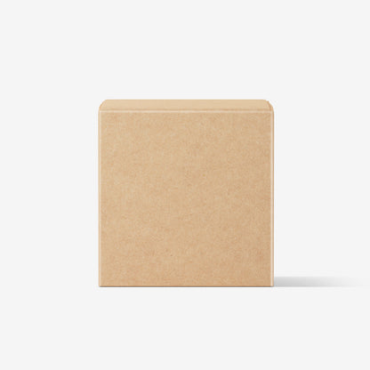 Square Cardboard Box Mockup