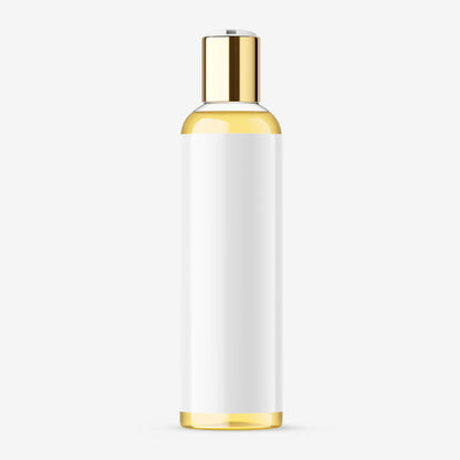 Oil in Clear Disc/Press Top Bottle -  Editable Lid