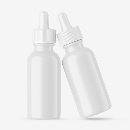 Glossy Dropper Bottle - Editable Lid