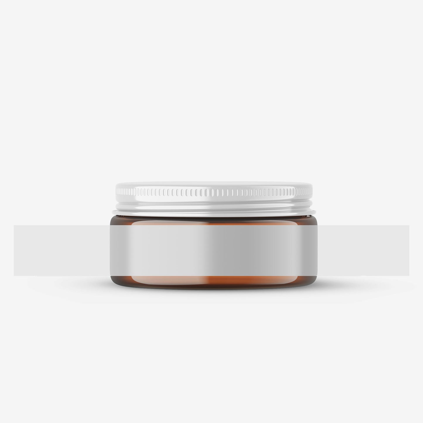 Glossy Amber Jar - 1OZ - Expanded Label