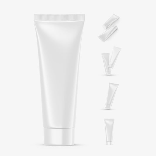 Glossy Cosmetic Tubes - 4 Mockups Bundle