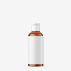 Amber Flip Top Bottle - 50 ml