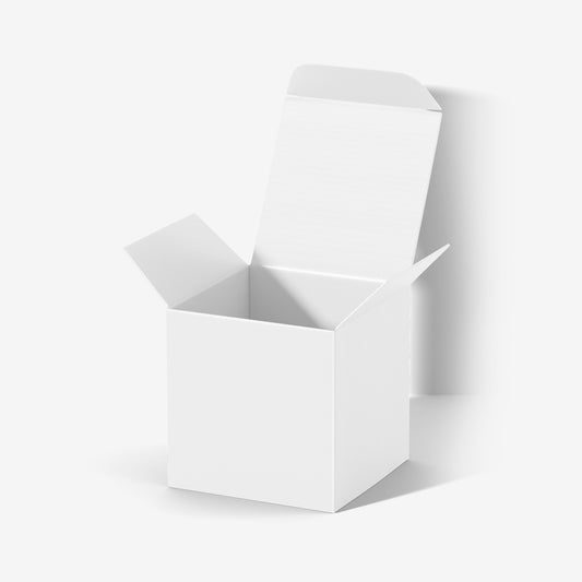 Square Open Paper Box Mockup