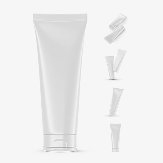 Glossy Cosmetic Tubes - 4 Mockups Bundle