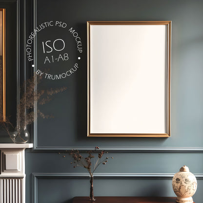 Picture Frame Mockup - ISO Frame Size - Victorian Style