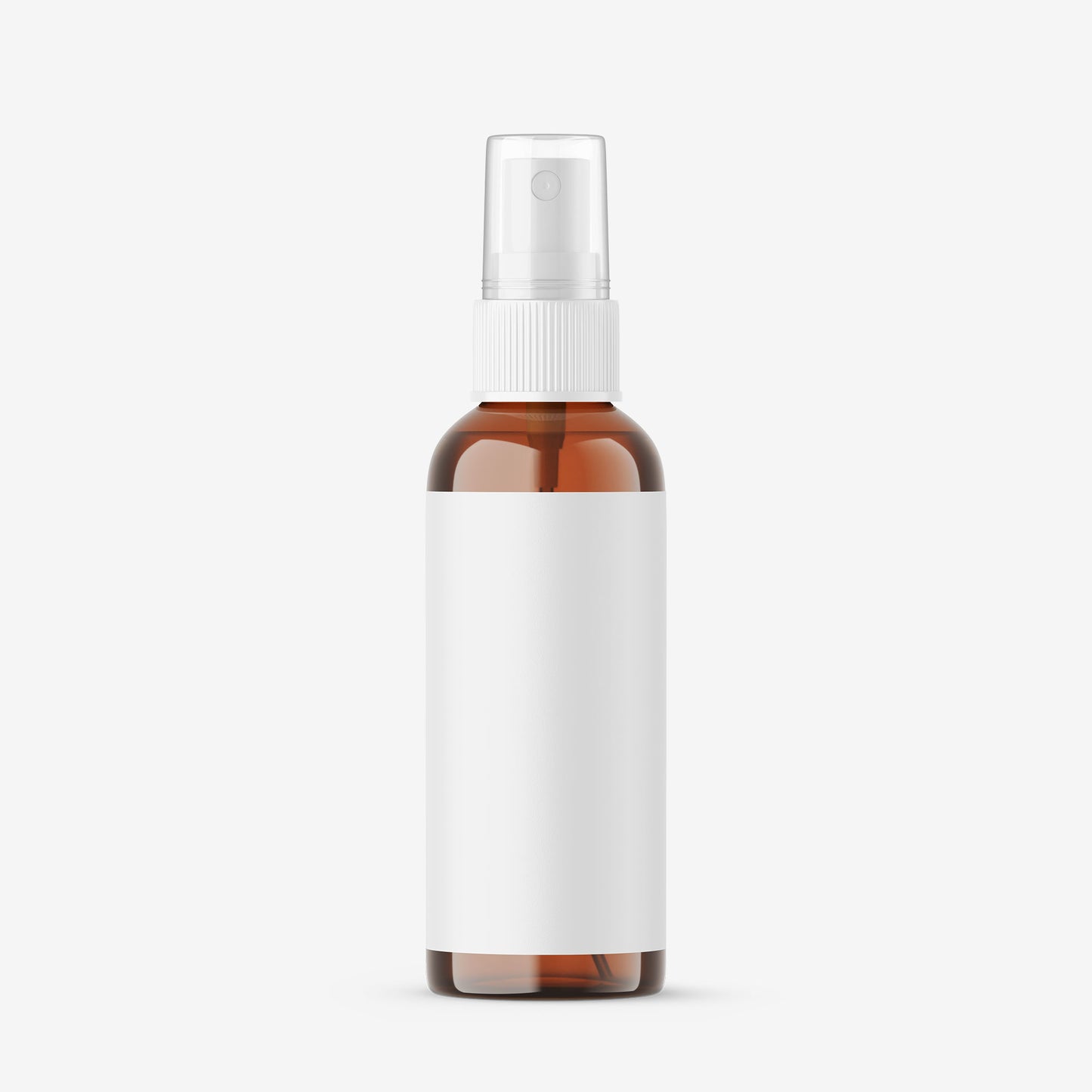 Amber Spray Bottle - Editable Lid