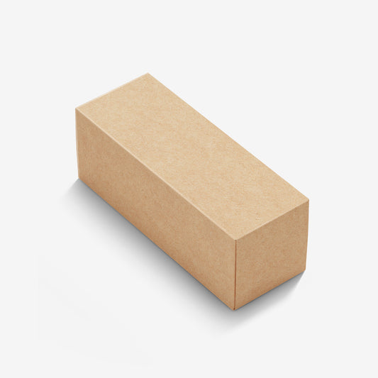 Tall Lying Cardboard Box Mockup