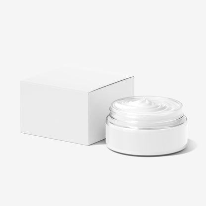 Open Clear Cream Jar With Box - 1 OZ