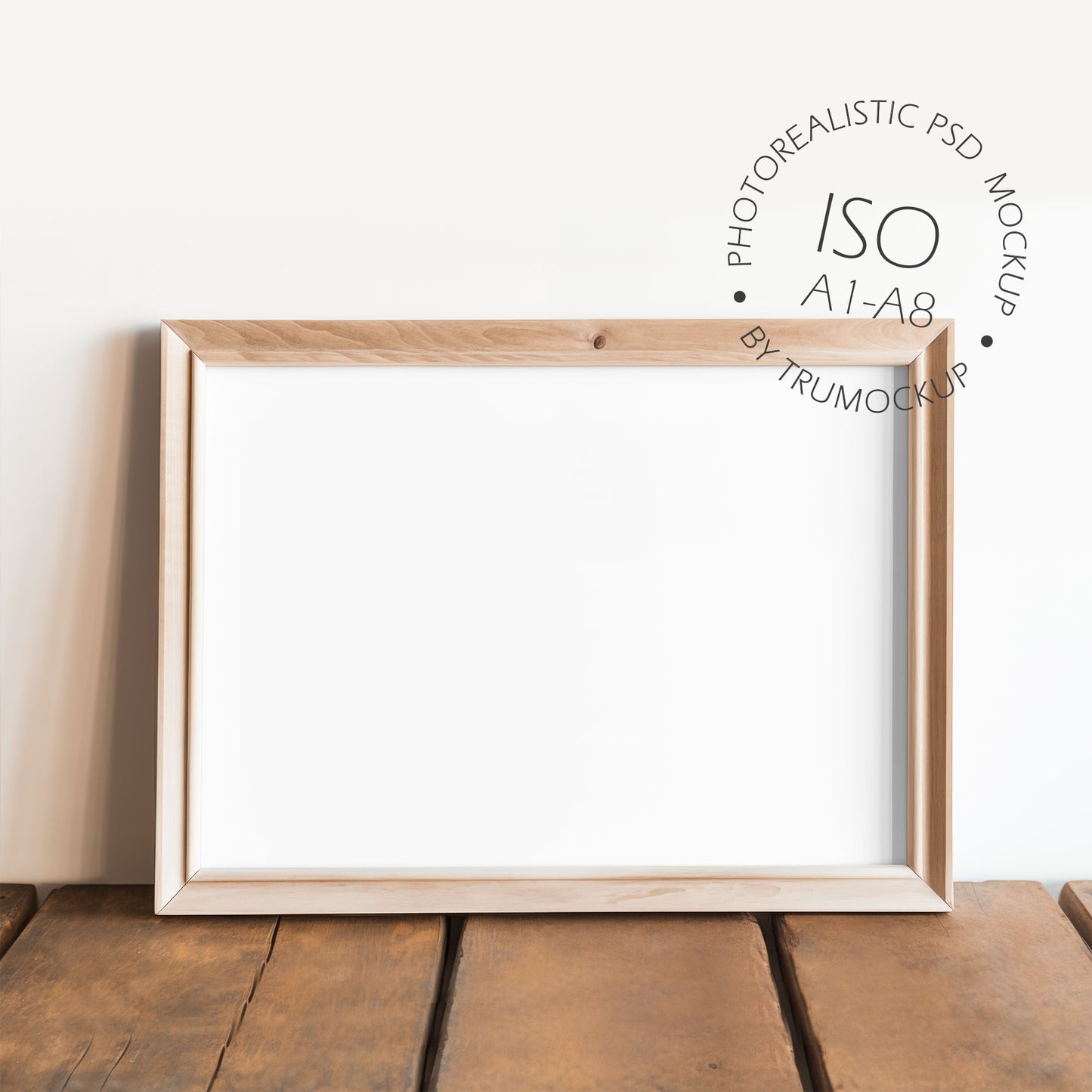 Picture Frame Mockup - ISO Frame Size