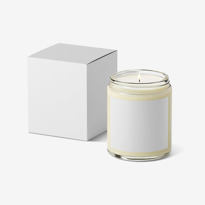 Candle in Clear Glass Jar With Box - Editable Wick