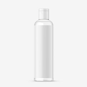 Clear Flip Top Bottle - 100 ml