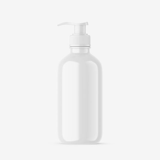 Plastic Pump Bottle - Soap Bottle - Editable Lid