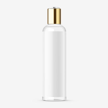 Clear Disc/Press Top Bottle - Editable Lid