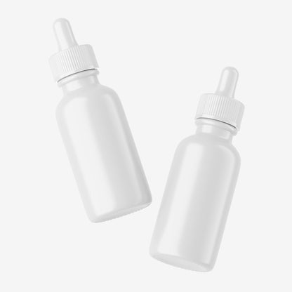 Glossy Dropper Bottle - Editable Lid