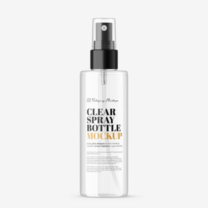 Clear Spray Bottle - Editable Lid