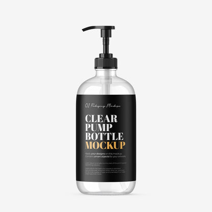 Clear Pump Bottle - Soap Bottle