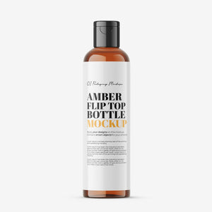 Amber Flip Top Bottle - 100 ml