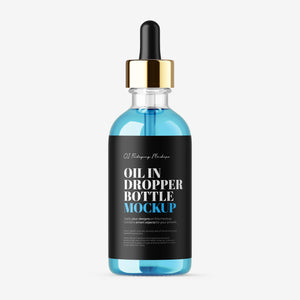 Clear Dropper Bottle - Editable Lid&Oil Color