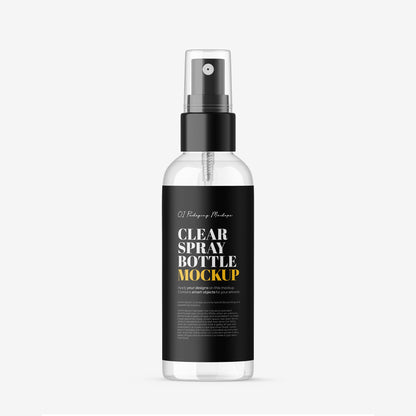 Clear Spray Bottle - Editable Lid