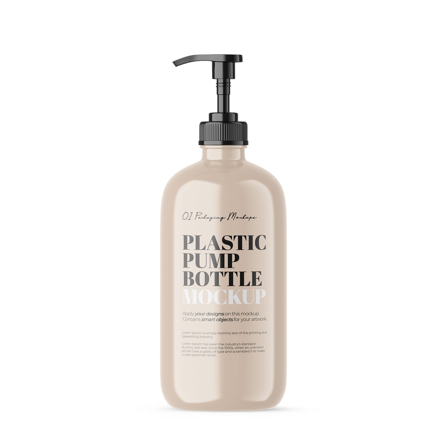 Plastic Pump Bottle - Soap Bottle