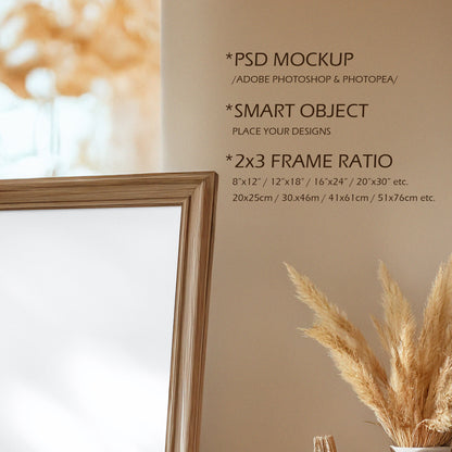 Fall Edition Picture Frame Mockup - 2:3 Frame Ratio