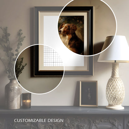 Picture Frame Mockup - 3:4 Frame Ratio - Victorian Style