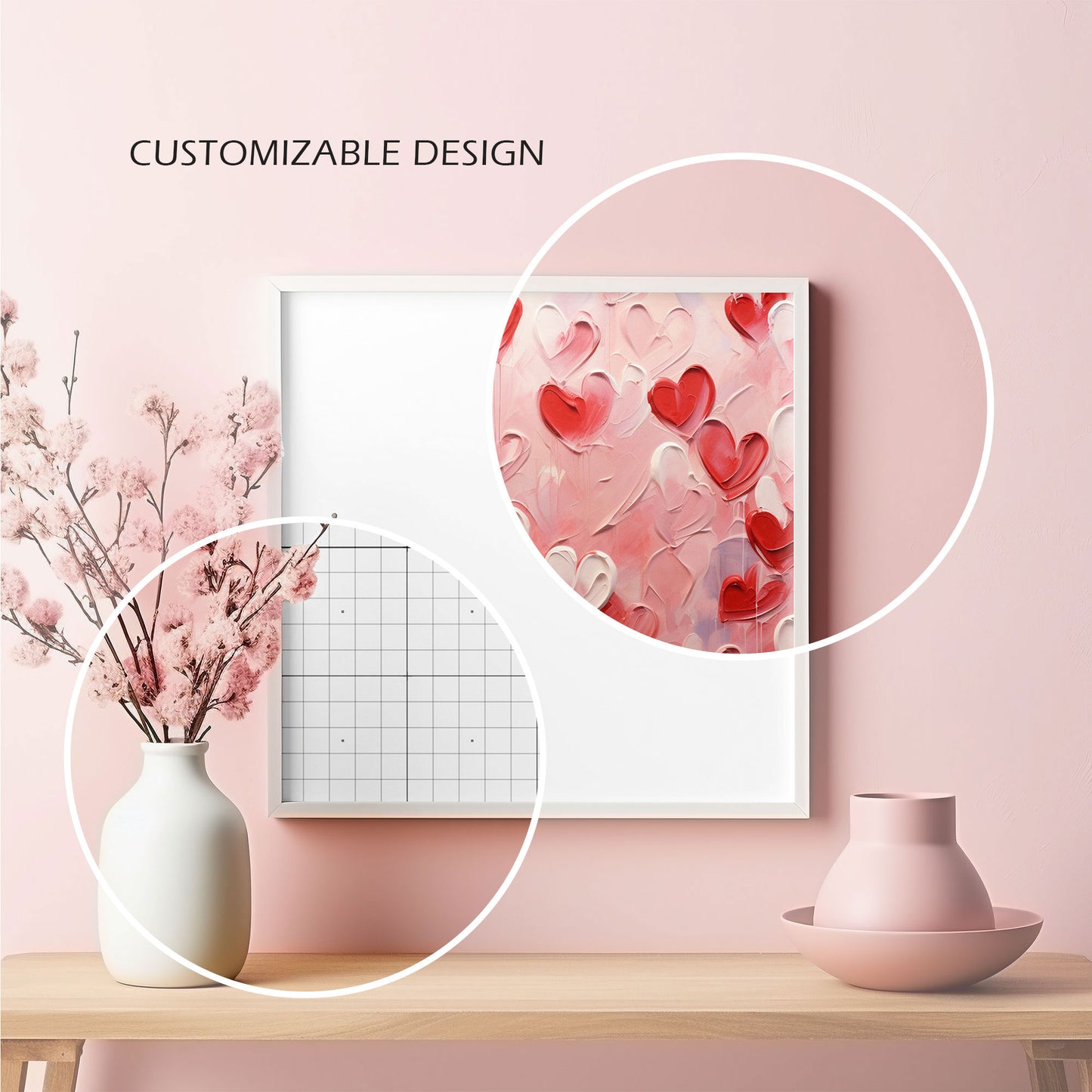 Picture Frames - 8 Mockups Bundle - Valentine's Day Edition