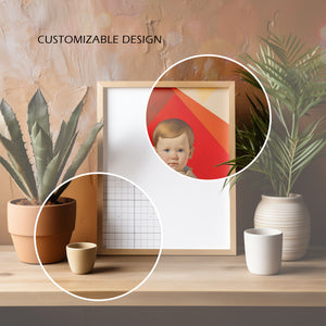 Picture Frame Mockup - 4:5 Frame Ratio - Natural Edition