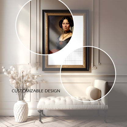 Picture Frame Mockup - ISO Frame Size - Victorian Style