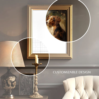 Picture Frame Mockup - 4:5 Frame Ratio - Victorian Style