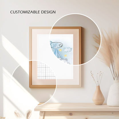 Nursery Picture Frame Mockup - 3:4 Frame Ratio - Boho Edition