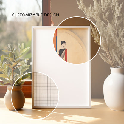 Picture Frame Mockup - ISO Frame Size - Natural Edition