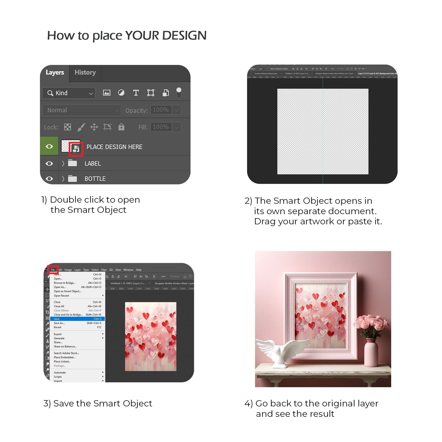 Picture Frame - 3x4 Frame Ratio - Valentine's Day Edition