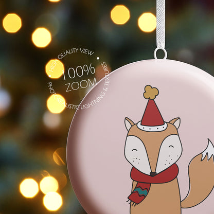 Digital Ceramic Christmas Ornament Mockup