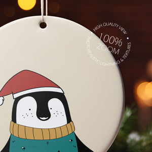 Ceramic Christmas Ornament Mockup