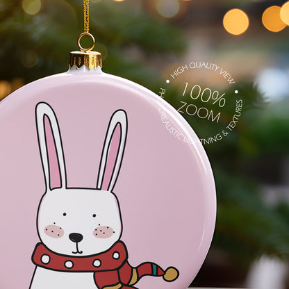 Digital Ceramic Christmas Ornament Mockup