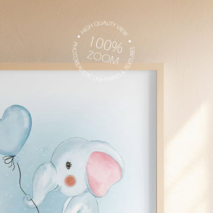 Nursery Picture Frame Mockup - 4:5 Frame Ratio - Boho Edition