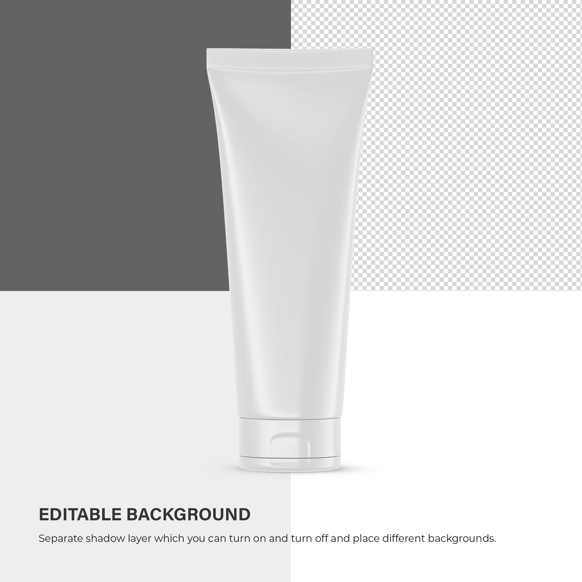 Glossy Cosmetic Tubes - 4 Mockups Bundle