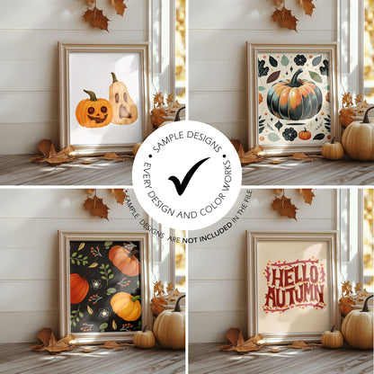 Fall Edition Frame Mockup - 3:4 Frame Ratio