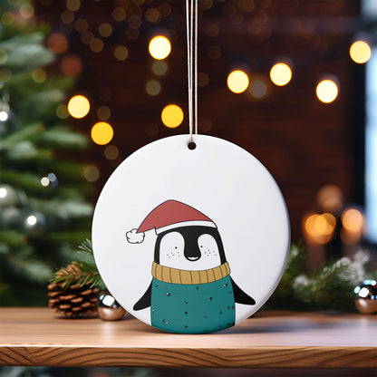 Digital Ceramic Christmas Ornament Mockup