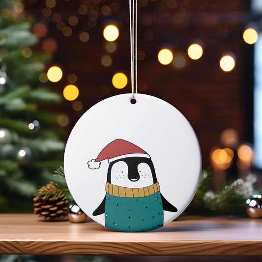 Ceramic Christmas Ornament Mockup