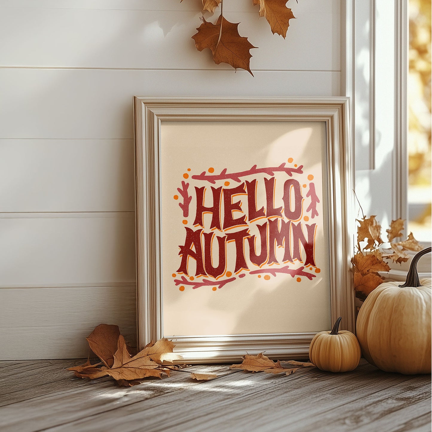 Fall Edition Frame Mockup - 3:4 Frame Ratio