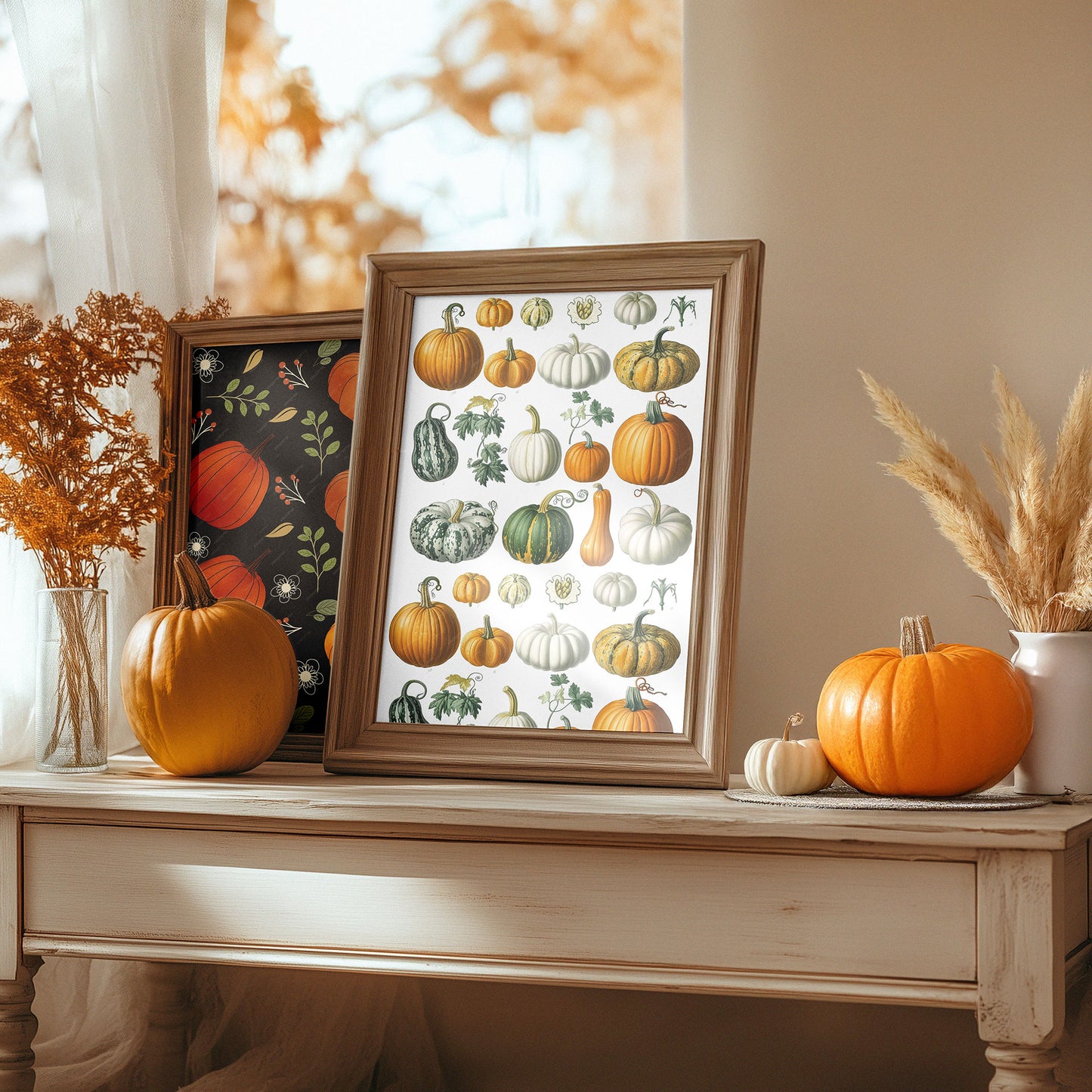 Fall Edition Picture Frame Mockup - 2:3 Frame Ratio